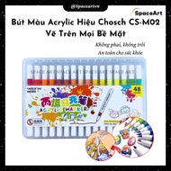 Chosch CS-M02 Acrylic Crayons Paint On All Surfaces (stone, glass, plastic, metal)