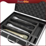 [PETSOLA] Wireless Microphone Case Microphone Kit Microphone Suitcase for Mixer Accessories