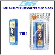 OG Pure Copper Fuse Block 1 To 1