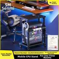 Computer Tower Stand, 6 Level Height Ajustable PC Tower Stan