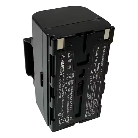 BT-65Q Battery For Topn FC-200 2200 GPT-7000i GTS-750/751/7500/9000 BC-30D BT-30 Total Station Surve