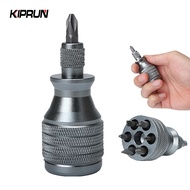 KIPRUN Screwdriver Set, 7 In 1 Titanium Mini Screwdriver,  Aluminum Alloy Handle with High Hardness 