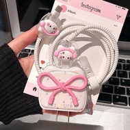 3D Cute Cartoon Charger Protector Charging Cable Protector Cover For PD 18/20W Fast Chargers Cover