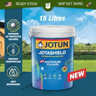 15L JOTUN Jotashield Antifade Colours Matt Exterior Wall Paint 8 Years Colour Cat Dinding Luar Rumah Tahan Haba