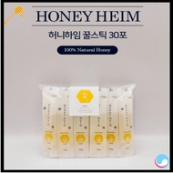 [Korean Honey] 100% Honey Sticks (no box) Korean Bee keeping Certified Honey Vitamin Enzyme