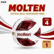 Molten Futsal Ball VANTAGGIO 4800 FUTSAL Size 4 Low Bounce Laminated Indoor Outdoor Training Ball