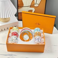 English Ceramic Cup Coffee Cup Plate Set Creative 6 Colors Afternoon Tea Set Scepter Series 250ml Te