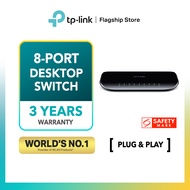 TP-Link 8 Port Gigabit Network TL-SG1008D Switch (Plug & Play, Plastic Case)