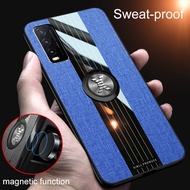 Vivo Y20 2021 Case Shockproof Finger Ring Back Cover Vivo Y20 Y 20 VivoY20 2021 Hard Case Stand Casi