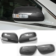Toyota VIOS 2008-2013 Side Mirror Cover Trim Carbon Black Bodykit Accessories