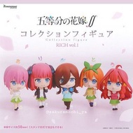 全新現貨 BUSHIROAD 五等分的花嫁 五等份的新娘 中野一花 二乃 三玖 四葉 五月 RICH系列 Vol.1 第一彈 Collection Figure 扭蛋 盒蛋食玩 校服 Q版迷你小fig