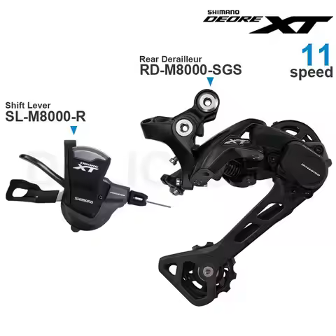 SHIMANO DEORE XT M8000 11v 11Speed Groupset SL-M8000-R Shifter RD-M8000-GS RD-M8000-SGS REAR DERAILL