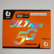 Umobile VIP number 011-68667962