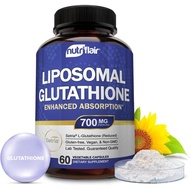 NutriFlair Liposomal Glutathione Supplement Setria ®     700mg - L-Glutathione Reductase (GSH) in pu