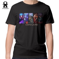 Dota 2 Shirt - Dota 2 Safe Lane Heroes Design