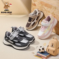 9.9 Bomb Bear Premium Black Kindergarten Elementary School Boys' School Sneakers Sport Shoes 3-12 Ye