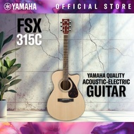 Yamaha FSX315C Acoustic Guitar | Concert Cutaway Style Guitar | Acoustic-Electric Guitar