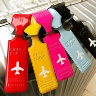 2pcs Aircraft Luggage Tags Travel Suitcases Anti Loss Tags Tags Signs Hanging Identification D8B2