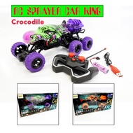 Children's Toys - Remote Control Sprayer Car King RC Car 6x6 4WD Crocodile