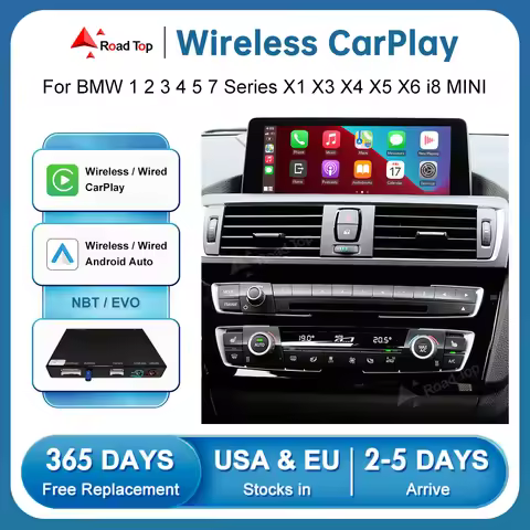 Wireless CarPlay Android Auto for BMW 1 2 3 4 5 6 7 Series X1 X3 X4 X5 X6 MINI F15 F16 F25 F26 F48 F
