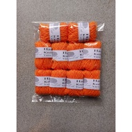 WOOL.ID orange/ Wool/ 10 pieces Colored Wool Yarn/ Wool Yarn/ pack Small colorful wool yarn/ Wool ya