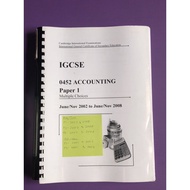 Cambridge IGCSE Accounting Past Exam Papers (0452) 💥 O LEVELS