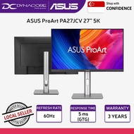 ASUS ProArt PA27JCV 27” 5K HDR Professional Monitor - IPS, 99% DCI-P3, 100% sRGB, USB-C PD 96W
