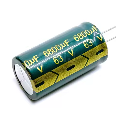 1-2PCS 63V6800UF Aluminum Electrolytic Capacitor Original Low Esr/impedance High Frequency Size 22*4