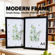 A4 Frame Black Shatterproof Horizontal Ikea Wood A3 Photo Vertical Formats