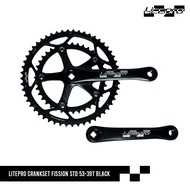 Litepro CRANKSET FISSION STD 53-39T