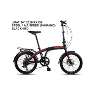 EXOTIC Exotic Sepeda Lipat Exotic 20" 2026 Rx Db (Shimano) Black-Red