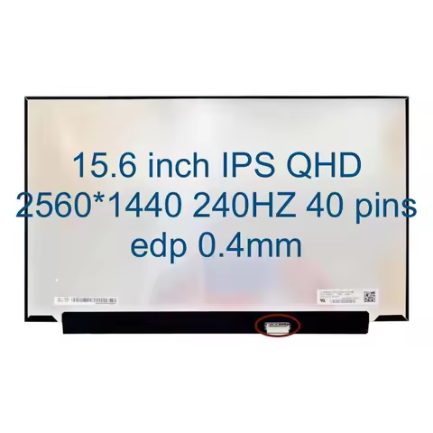 15.6 IPS QHD LCD Screen Panel NE156QHM-NX1 NE156QHM-NZ1 NZ2 LP156QHG-SPV1, Dp/N HMH2Y 0HMH2Y, 2560*1