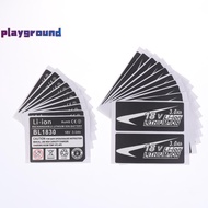 [playground] 10Pcs/set For 18V 3Ah 4Ah 5Ah 6Ah 9Ah BL1830 Li-Ion Battery Label Stiers 18V Battery Ca