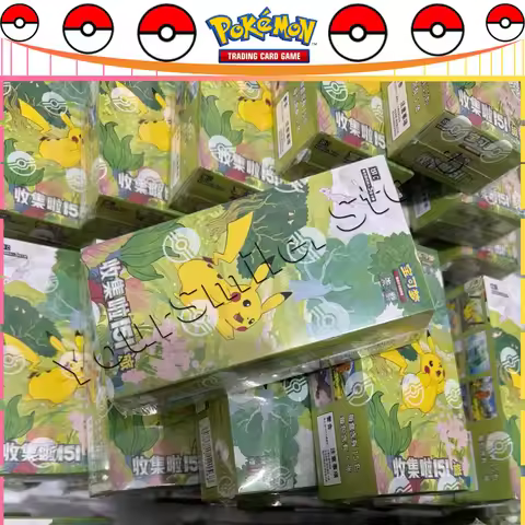 Original Pokemon Trading Card PTCG Collect 151 151C Journey LV Simplified Chinese Version Cards Chil
