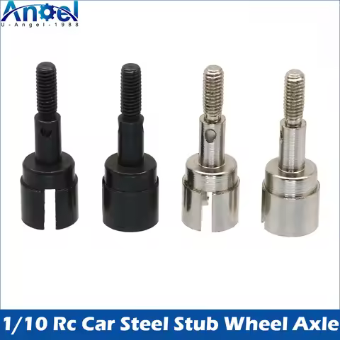 4 PCS Steel Stub Wheel Axle Parts 02033 For HSP 1/10 Redcat Volcano EPX Pro Monster Truck BRONTOSAUR