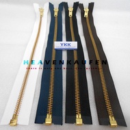 WHOLESALE YKK Zipper 30 cm - 12 inch Gold Iron Teeth Reversible