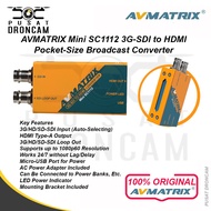 Avmatrix Mini SC1112 3G-SDI to Connector Cable Pocket-Size Broadcast Converter