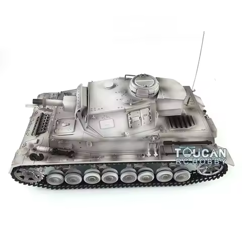 Outdoor Toys Toucan 2.4G Heng Long 1/16 Snow 7.0 Upgraded Panzer IV F RTR Remote Control RC Tank 385