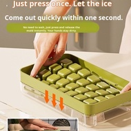 🔥Top Grade⏫Home Mini Ice Box Silicone Ice Compartment Molds 2024 New Press Ice Tray Ice Cube Mold Household Ice Storage Ice Box Home Refrigerator Ice Box Gods with Lid Ice Compartment Ice Storage Box