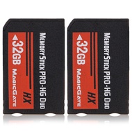 2X 32GB Memory Stick MS Pro Duo HX Flash Card for Sony PSP Cybershot Camera