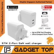 Mophie Speedport 67, 67W 2-Port GaN Fast Wall Charger SKU # 409909305