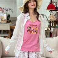 Áo thun BA LỖ nữ chất cotton in hình thời trang ANHSTORE áo 3 lỗ nữ thun IN HÌNH phong cách Hàn Quố