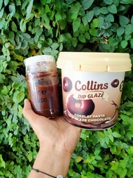 Collins Dip Glaze coklat 250gram collins saus manis cokelat 250gram