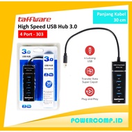 Taffware 303 - High Speed 4 Ports USB Hub 3.0 Adapter USB 3.0USB Hub 4 Port 3.0 USB Hub 3.0 USB 3.0 