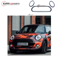 Genuine Gloss Black Feedback F55 F56 F57 Car Accessories Grille Decorative Frame Headlight Rear Lamp
