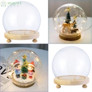 MAYWI Glass cloche Home Decor Plants Spherical Terrarium Jar Transparent Bottle Flower Storage box