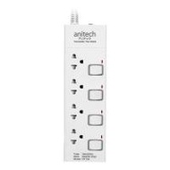 รางปลั๊กไฟ 4 ช่อง 4 สวิตช์ ANITECH H7134 16 แอมป์ 3 ม. (1312334)