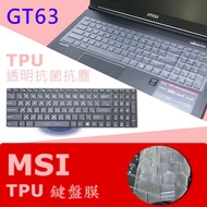 MSI GT63 8SG GT63 8RG GT63 8RF Antibacterial TPU Keyboard Film Protective (MSI15603)