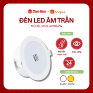 90/7W UV LED Downlight Model: AT21.Genuine Rang Dong UV 90/7W