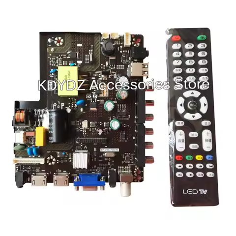 free shipping Good test for 32-inch LCD TV universal three-in-one motherboard TP.V56.PB816 TP V56 PB